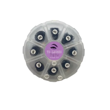 Promade 12D előre fanolt műszempilla mix dobozos 0,03 CC