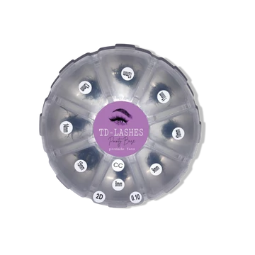 Promade  2D előre fanolt műszempilla mix dobozos 0,10 CC