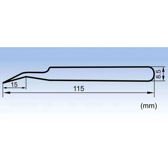 Vetus izoláló csipesz MCS-5B Arany mérete