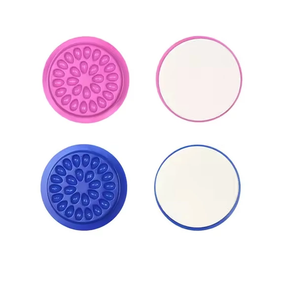 Színes, öntapadós ragasztótartó virág