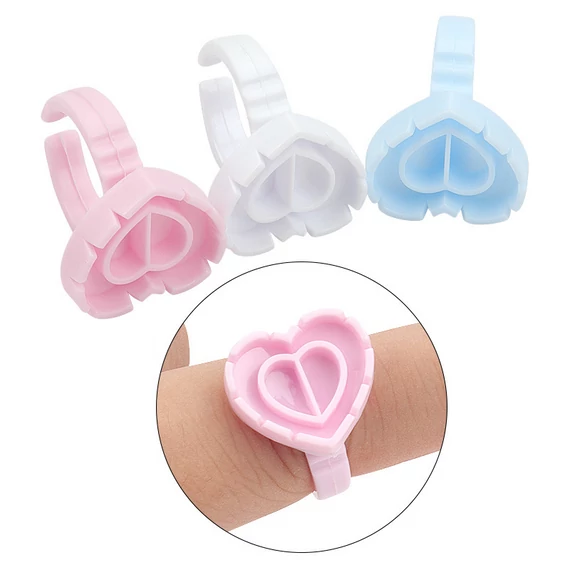 Volume szív, és köralakú ragasztótartó Gyűrű osztott