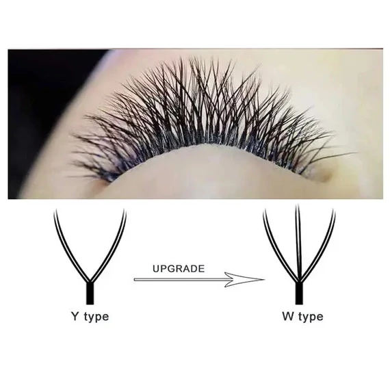 Premade 5D W Shaped Quewel® előrefanolt műszempilla 0,07 D mix tálca az új technológia 