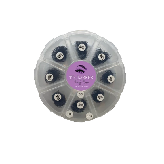 Promade 14D előre fanolt műszempilla mix dobozos 0,03 CC