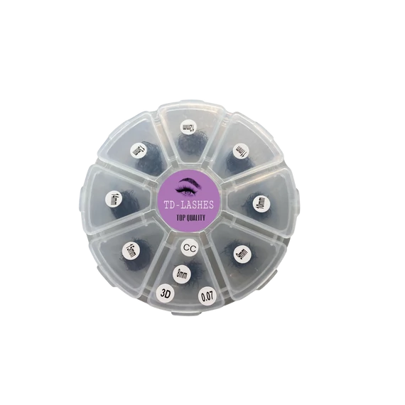 Promade 3D előre fanolt műszempilla mix dobozos 0,07 CC