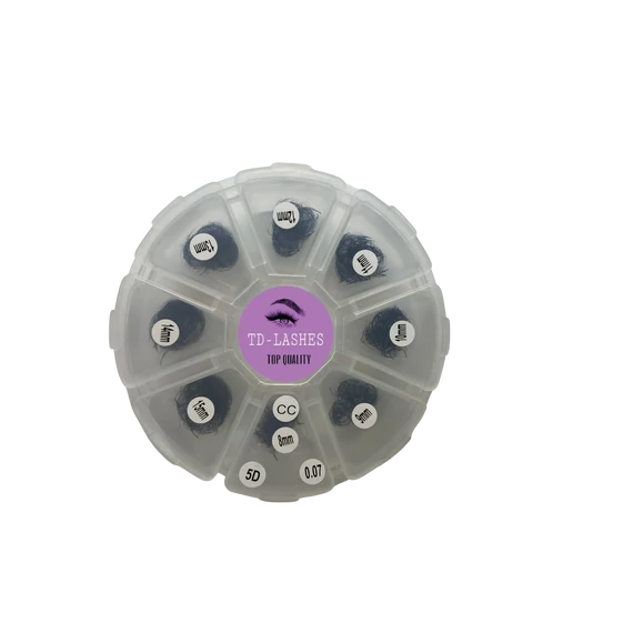 Promade 5D előre fanolt műszempilla mix dobozos 0,07 CC