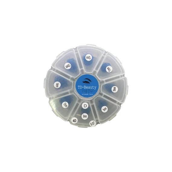 Promade 3D előre fanolt műszempilla mix dobozos 0,07 D