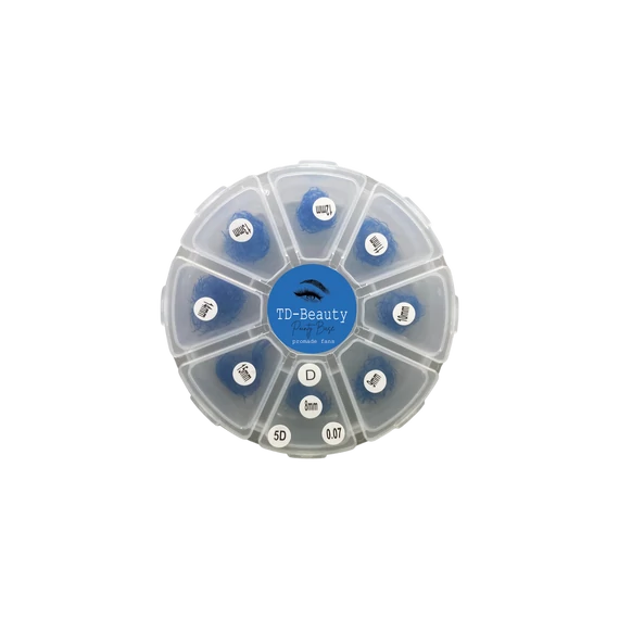 Promade 3D előre fanolt műszempilla mix dobozos 0,07 D