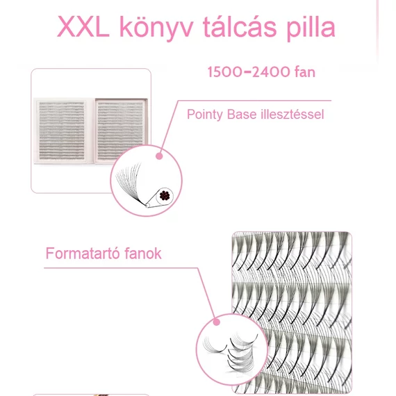 XXL tálca felszedhető ragaszttócsíkkal