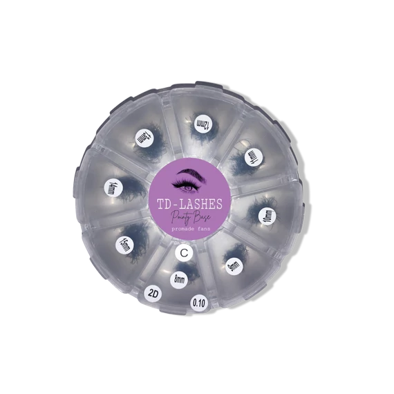 Promade  2D előre fanolt műszempilla mix dobozos 0,10 CC