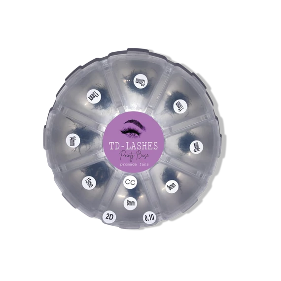 Promade  2D előre fanolt műszempilla mix dobozos 0,10 CC