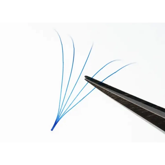 Promade 5D kék előre fanolt műszempilla egy méretes  0,07 D